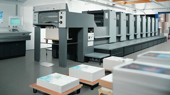 现代的印刷行业大型设备